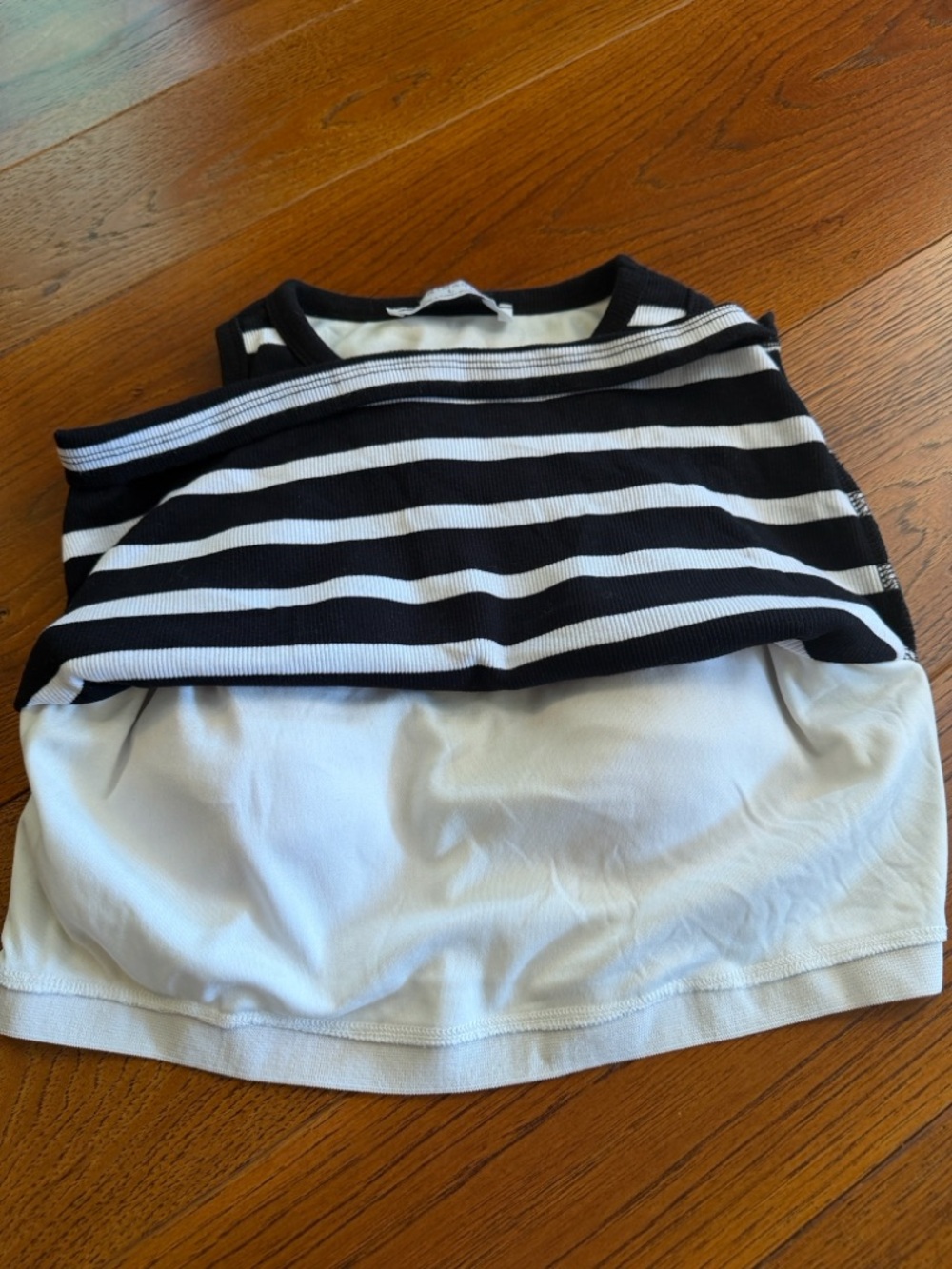 Primark Ribbed Racer Back Tank Cropped Self Bra - Picture 5 of 6